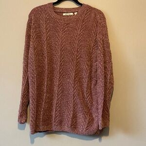 Orvis Women's Sweater - Rich Mauve Knit